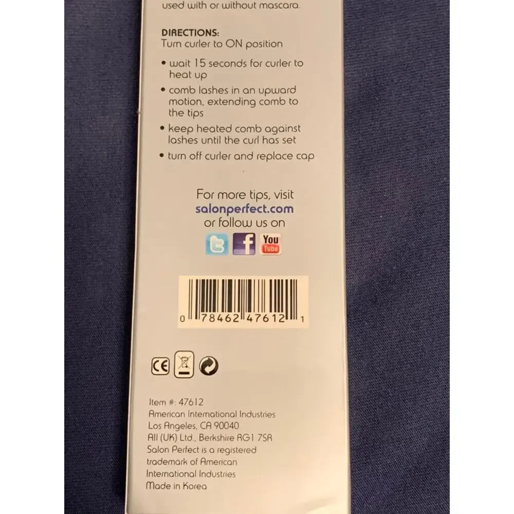 New Salon Perfect Heated Eyelash Curler